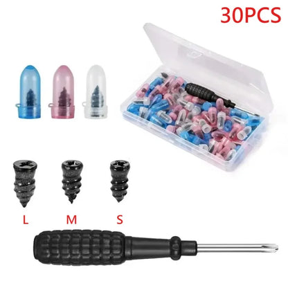 Car Motorcycle Vacuum Tyre Repair Nails 5/10/20/30/60PCS Universal Tire Screw Tubeless Repair Tools Accessories Kitcar Accessory